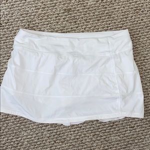 Lululemon white skirt